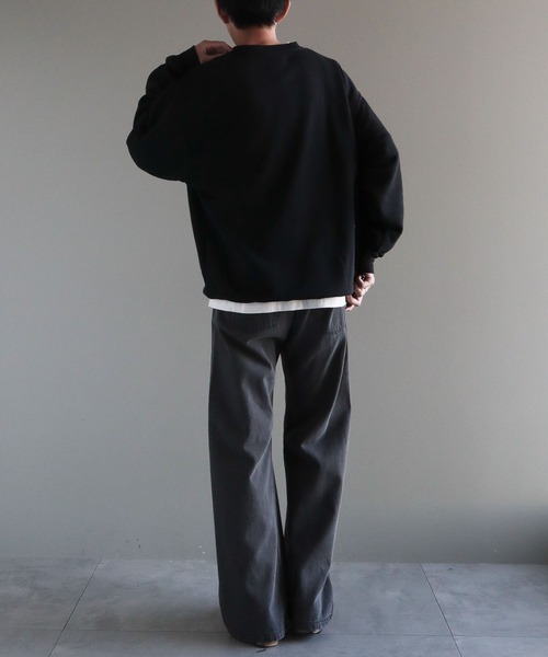 CRAFT STANDARD BOUTIQUE（クラフトスタンダードブティック）の「アニマルスウェットA（スウェット・メンズ・ネイビー/ホワイト系その他/杢グレー/ブラック・L/LL）」の6枚目の写真