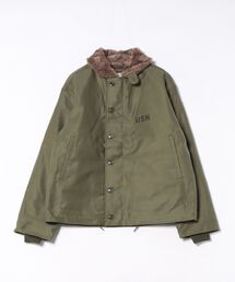 HOUSTON（ヒューストン）の「【HOUSTON】N-1 DECK JACKET(REGULAR MODEL) ミリタリージャケット 5N-1（その他アウター）」