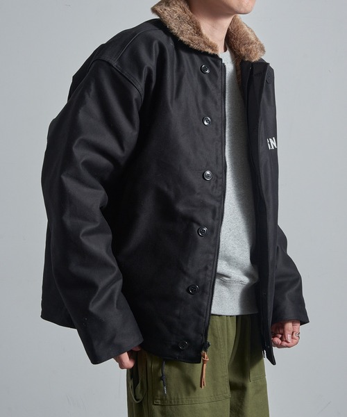 ジャケット・アウター HOUSTON N-1 DECKJACKET HOUSTON（ヒューストン） ヒューストン【HOUSTON】CUSTOM N-1 DECK