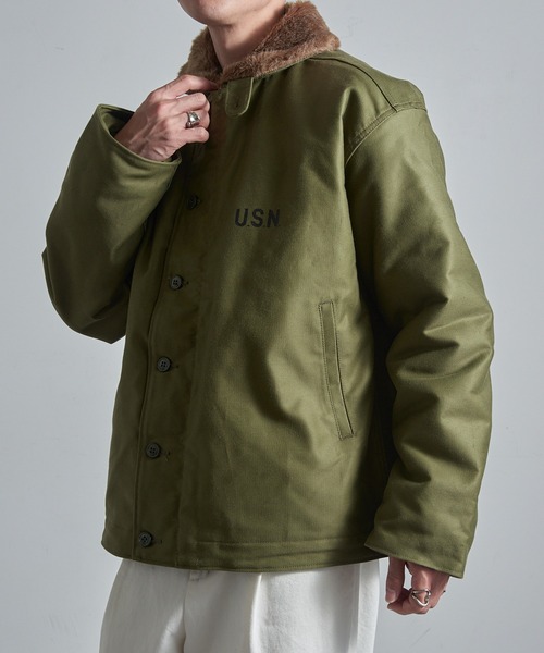セール】【HOUSTON】N-1 DECK JACKET(REGULAR MODEL) N-1デッキ