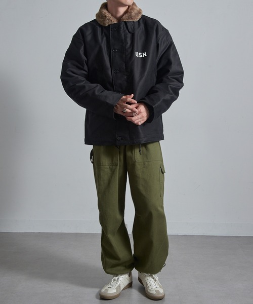 セール】【HOUSTON】N-1 DECK JACKET(REGULAR MODEL) N-1デッキ