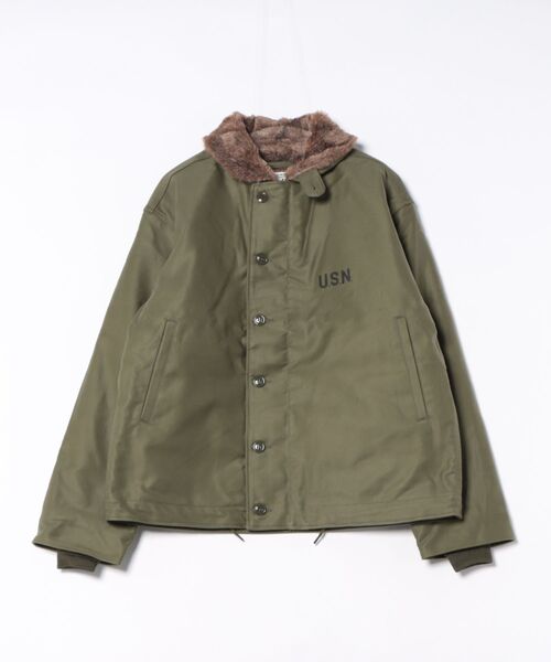 セール】【HOUSTON】N-1 DECK JACKET(REGULAR MODEL) N-1デッキ