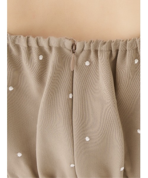 スクエアネックギャザーミニワンピース（ワンピース）｜Darich