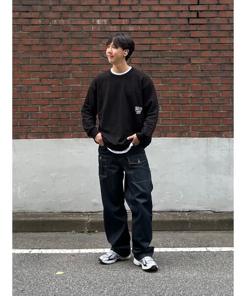 GAKKAI UNIONS（ガッカイユニオンズ）の「ワイドデニムカーゴパンツライトインディゴ（デニムパンツ・レディース・その他・MEDIUM/LARGE/SMALL）」の12枚目の写真