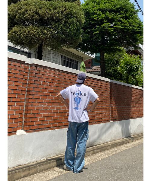 GAKKAI UNIONS（ガッカイユニオンズ）の「ワイドデニムカーゴパンツライトインディゴ（デニムパンツ・レディース・その他・MEDIUM/LARGE/SMALL）」の16枚目の写真