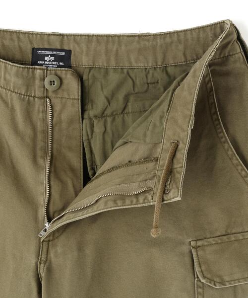 Alpha Industries（アルファインダストリーズ）の「Alpha Industries/アルファインダストリーズ/CLASSIC CARGO PANTS/クラシック カーゴ パンツ（カーゴパンツ・メンズ・ブラック/カーキ/オリーブ系・S/L/M）」の5枚目の写真