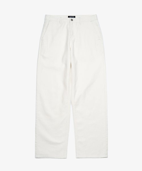 TOFFEE（トフィー）の「ナチュラルリネンデニムワイドパンツ（オフホワイト）（デニムパンツ・メンズ・その他・LARGE/MEDIUM/SMALL/X-LARGE）」の17枚目の写真