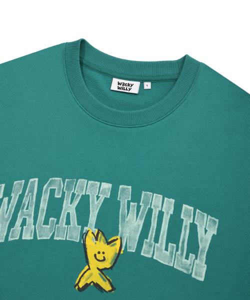 Wacky WiLLy(ワッキーウィリー)の「ロゴタイポスウェットグリーン(スウェット・レディース・その他・SMALL/MEDIUM/LARGE/X-LARGE)」の4枚目の写真