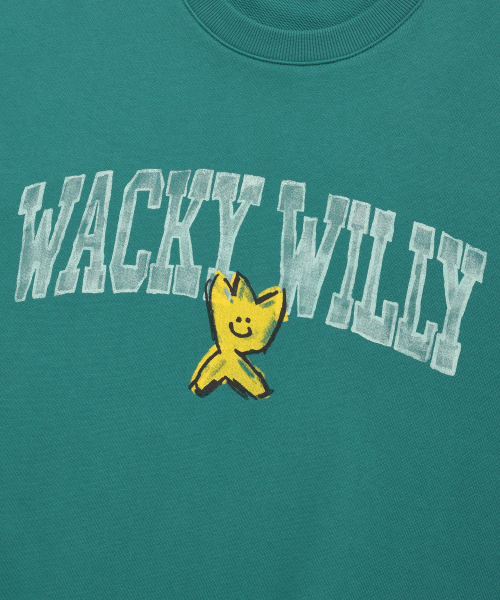 Wacky WiLLy(ワッキーウィリー)の「ロゴタイポスウェットグリーン(スウェット・レディース・その他・SMALL/MEDIUM/LARGE/X-LARGE)」の5枚目の写真