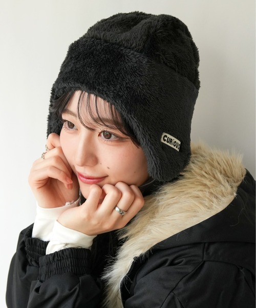IMARI / イマリ 】 ふわふわ イヤーフラップ ファー キャップ #_