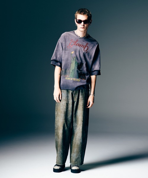 glamb(グラム)の「Shadow of Liberty T-Shirt / シャドーオブリバティTシャツ(Tシャツ/カットソー・メンズ・ホワイト/ブラック・S/M/L)」の9枚目の写真