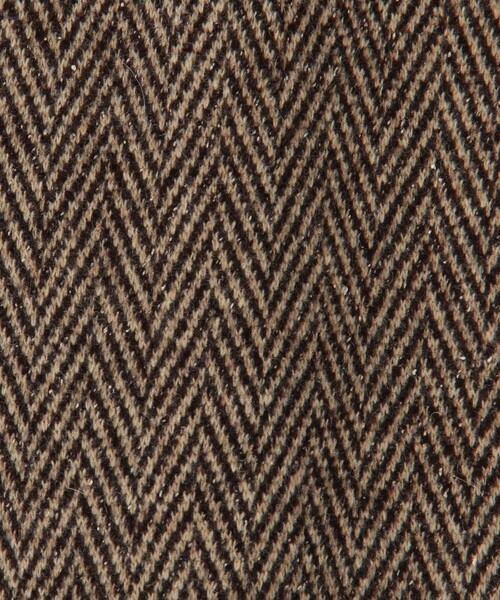 MICO COULIER（ミコクリエ）の「シルクネップヘリンボン柄ベルト付きスカート（スカート・レディース・ブラウン系その他/グレー系その他・36/38）」の6枚目の写真