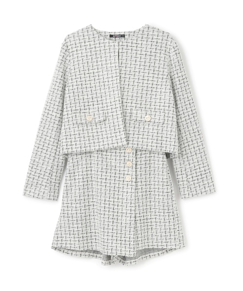 卒服】ラメツイードセットアップ（スーツセット）｜by LOVEiT（バイ