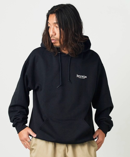 FRUIT OF THE LOOM(フルーツオブザルーム)の「FRUIT OF THE LOOM/フルーツオブザルーム FTL 25FW PRINT HOODIE4 裏起毛 フーディー スウェット トレーナー(パーカー・メンズ・ワインレッド/ブラック/グレー・M/L/XL)」の8枚目の写真
