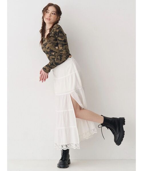 EVRIS（エヴリス）の「レースアップインソールワークブーツ（ブーツ・レディース・ブラック/ブラウン・MEDIUM/LARGE/SMALL）」の7枚目の写真