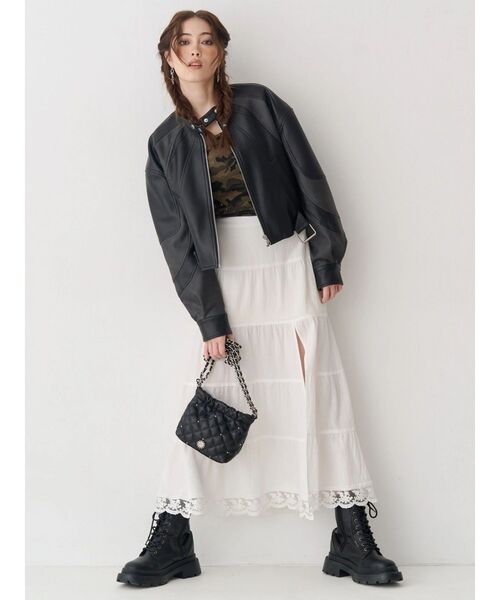 EVRIS（エヴリス）の「レースアップインソールワークブーツ（ブーツ・レディース・ブラック/ブラウン・MEDIUM/LARGE/SMALL）」の8枚目の写真