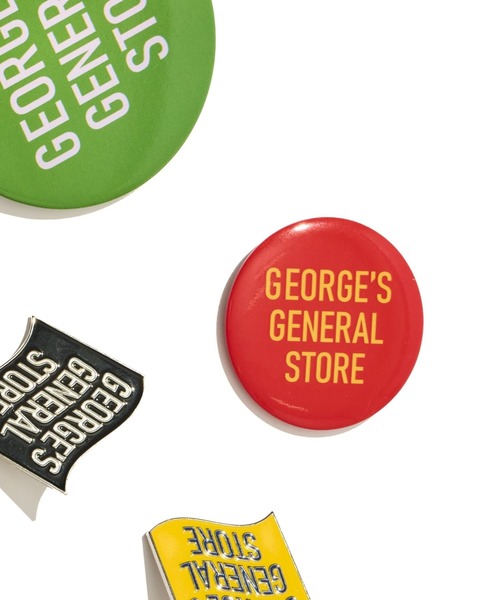 GEORGE'S（ジョージズ）の「[5cm] ジョージズ 缶バッジ（バッジ・レディース・ブラック/レッド/グリーン/イエロー・FREE）」の4枚目の写真