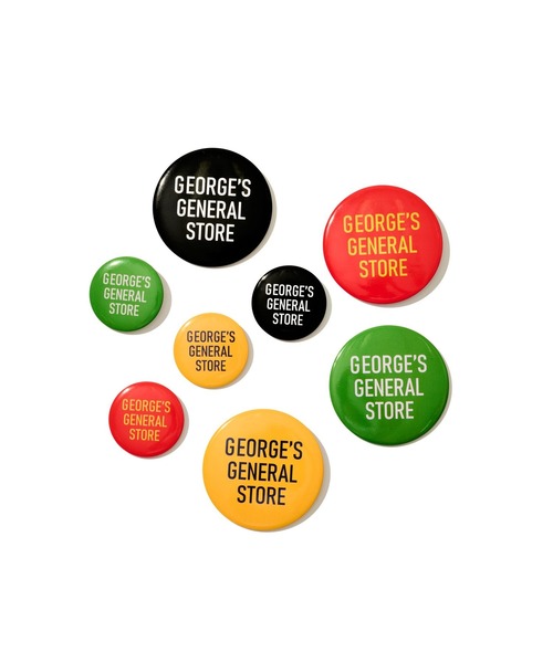 GEORGE'S（ジョージズ）の「[5cm] ジョージズ 缶バッジ（バッジ・レディース・ブラック/レッド/グリーン/イエロー・FREE）」の8枚目の写真