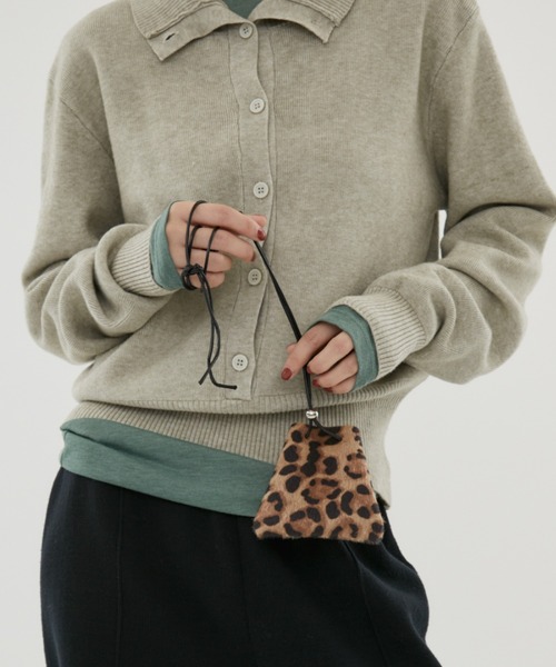 FUULLY STUDIO(フーリィーステューディオ)の「マルチショルダーストラップ / リップケース(チャーム・レディース・レオパード/ブラック・FREE)」の7枚目の写真