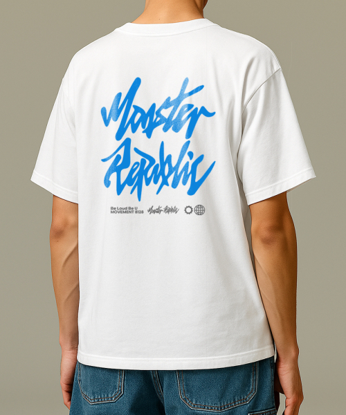 MONSTER REPUBLIC(モンスターリパブリック)の「アセンティックロゴスカイブルーTシャツホワイト_8128(Tシャツ/カットソー・レディース・その他・SMALL/MEDIUM/LARGE/X-LARGE)」の2枚目の写真