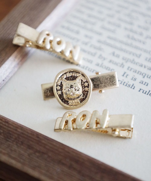 niko and...（ニコアンド）の「CATコインセットヘアクリップ（バレッタ/ヘアクリップ・レディース・イエロー/グレー・0）」の2枚目の写真