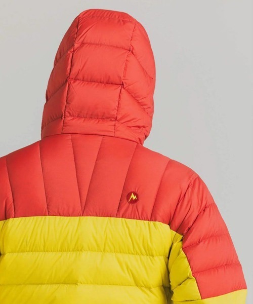 STYLISE（スタイライズ）の「【Marmot】Lance Down Hoodie (ランスダウンフーディー) / 4カラー [MTFW25MDW009]（ダウンジャケット/コート・メンズ・レッド/ブラック/カーキ/パープル・L/M）」の10枚目の写真