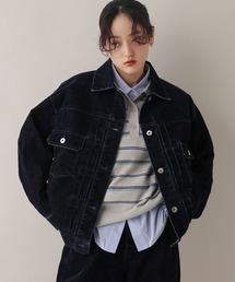 RAGEBLUE | フロッキーデニムBIGブルゾン/セットアップ対応(デニムジャケット)