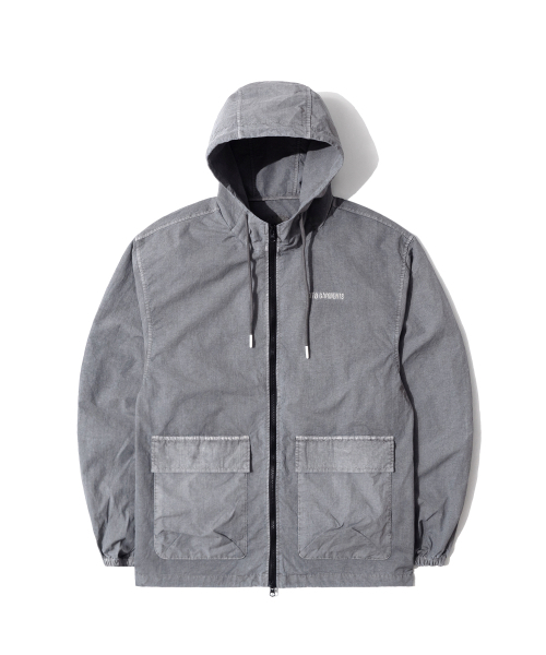 QT8 GARMENTS(キューティーエイトガーメント)の「OC Pigment Hoodie Windbreaker (Grey)(ナイロンジャケット・レディース・その他・X-LARGE/LARGE/MEDIUM)」の3枚目の写真