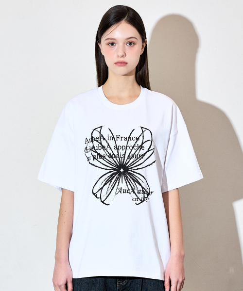 VETEZE(ベテゼ)の「オブエドローイングアトリエTシャツ (ホワイト)(Tシャツ/カットソー・レディース・ホワイト・MEDIUM/LARGE/X-LARGE)」の2枚目の写真