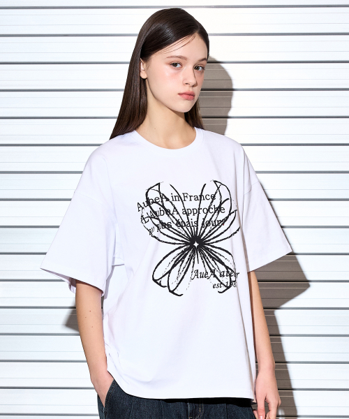 VETEZE(ベテゼ)の「オブエドローイングアトリエTシャツ (ホワイト)(Tシャツ/カットソー・レディース・ホワイト・MEDIUM/LARGE/X-LARGE)」の4枚目の写真