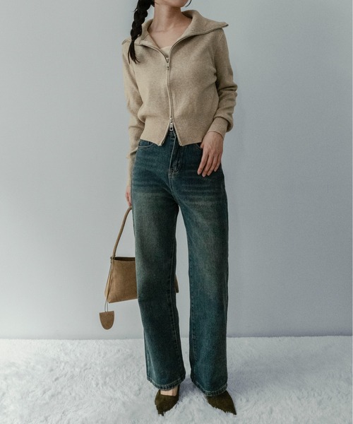 on:nue（オンニュ）の「【on:nue】[2WAY/肩紐付] ワンハンドルスエードショルダーバッグ（ショルダーバッグ・レディース・ベージュ/ブラウン/ブラック・FREE）」の8枚目の写真