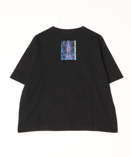 Children of the discordance（チルドレン オブ ザ ディスコ-ダンス）の「Children of the discordance / OIL PAINTING PRINT TEE / COTDCS-234B（Tシャツ/カットソー・メンズ・ブラック・1/2）」の2枚目の写真