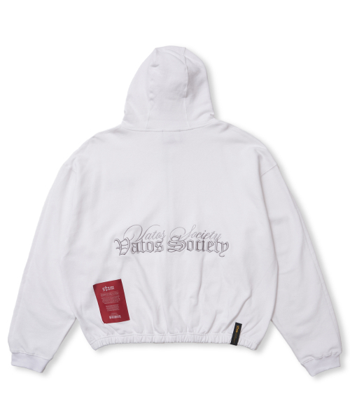 STIGMA（スティグマ）の「ML CROP ZIP-UP WHITE（パーカー・メンズ・その他・MEDIUM/LARGE/X-LARGE）」の2枚目の写真