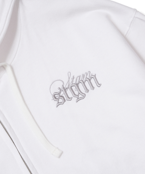 STIGMA（スティグマ）の「ML CROP ZIP-UP WHITE（パーカー・メンズ・その他・MEDIUM/LARGE/X-LARGE）」の5枚目の写真