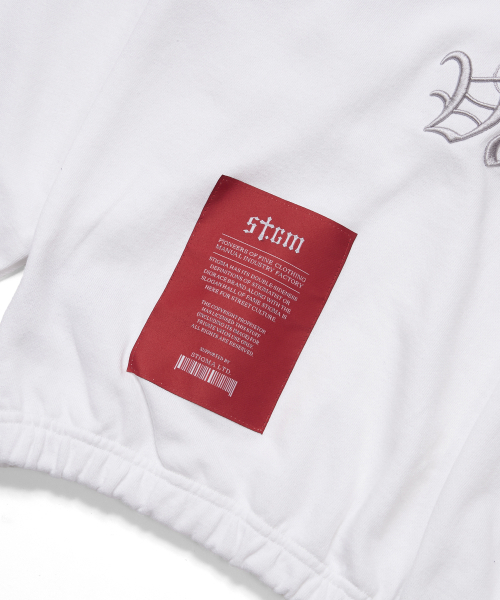 STIGMA（スティグマ）の「ML CROP ZIP-UP WHITE（パーカー・メンズ・その他・MEDIUM/LARGE/X-LARGE）」の10枚目の写真
