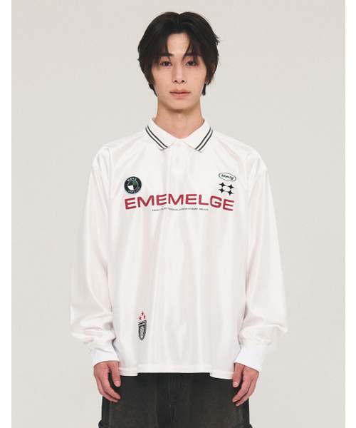 [Mmlg] EM FOOTBALL JERSEY SHIRT (WHITE)