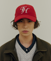 TRAFFIC HARMONY（トラフィック ハーモニー）の「WOOL BLEND TH APPLIQUE LOGO DEEP-FIT BALLCAP_RED（キャップ）」