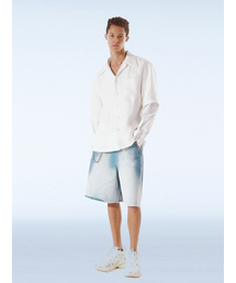 THE BALLON（ザバロン）の「BLUE FADED DENIM SHORTS - BLUE（その他パンツ）」