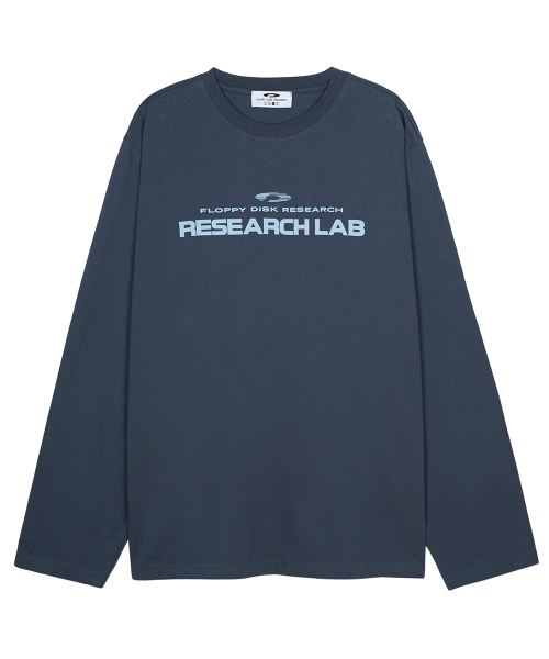 FDR(エフディーアール)の「USA Research LAB Logo Long sleeve Slate Gray(Tシャツ/カットソー・メンズ・その他・SMALL/MEDIUM/LARGE)」の1枚目の写真