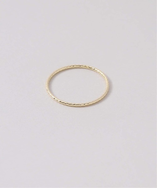 SLOBE IENA(スローブイエナ)の「《追加2》SLOBE カットワイヤーリング K10(リング・レディース・ゴールド・FREE/11/13)」の11枚目の写真