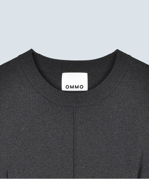 LAYERED FLARE KNIT TOP（ニット/セーター）｜OMMO（オーエムエムオー