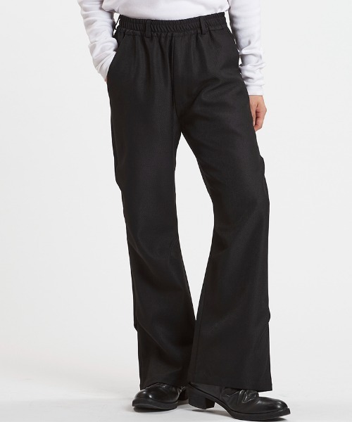 NO ID.（ノーアイディ）の「mp14456-ﾜｲﾄﾞﾚｯｸﾞﾀｯｸﾄﾗｳｻﾞｰｽﾞ パンツ(857006-382P)（その他パンツ・メンズ・ミックスグレー/ブラック/ブラック系その他・2/1）」の19枚目の写真