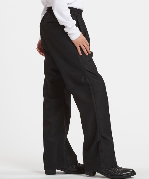 NO ID.（ノーアイディ）の「mp14456-ﾜｲﾄﾞﾚｯｸﾞﾀｯｸﾄﾗｳｻﾞｰｽﾞ パンツ(857006-382P)（その他パンツ・メンズ・ミックスグレー/ブラック/ブラック系その他・2/1）」の20枚目の写真
