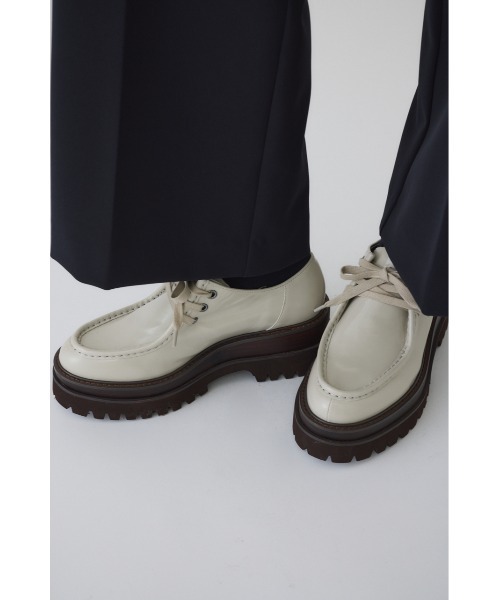 RIM.ARK（リムアーク）の「Derby shoes ダービーシューズ（ドレスシューズ・レディース・ブラック/グレイッシュベージュ・38/39/37/36）」の14枚目の写真