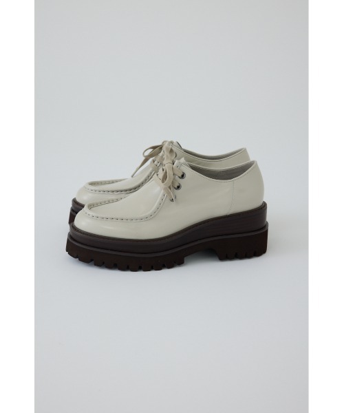 RIM.ARK（リムアーク）の「Derby shoes ダービーシューズ（ドレスシューズ・レディース・ブラック/グレイッシュベージュ・38/39/37/36）」の19枚目の写真