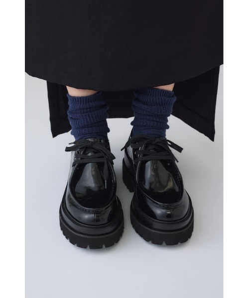 RIM.ARK（リムアーク）の「Derby shoes ダービーシューズ（ドレスシューズ・レディース・ブラック/グレイッシュベージュ・38/39/37/36）」の4枚目の写真