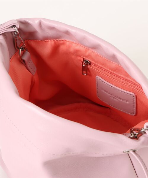 tsumori chisato CARRY（ツモリチサトキャリー）の「ショルダーバッグ　ツモリチサト　ラムギャザー（ショルダーバッグ・レディース・シルバー/ブラック/ラベンダー・FREE）」の8枚目の写真