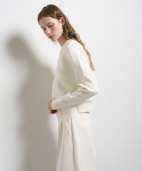 LANVIN en Bleu（ランバンオンブルー）の「ダブルフェイスVネックニット（ニット/セーター・レディース・イエロー/ブラック/オフホワイト・38）」の16枚目の写真