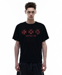OPUS 0012（オーパス0012）の「Op. 07 3-STAR T-SHIRTS BLACK（Tシャツ/カットソー）」