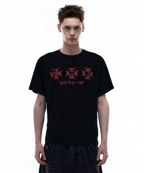 OPUS 0012(オーパス0012)の「Op. 07 3-STAR T-SHIRTS BLACK(Tシャツ/カットソー・レディース・その他・SMALL/MEDIUM/LARGE)」の1枚目の写真
